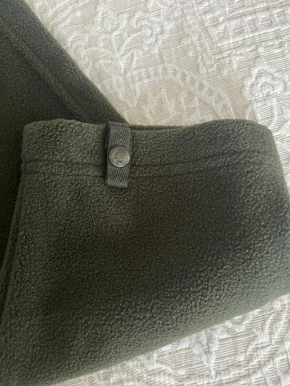 The North Face Men’s Woodland Green &Black Fleece Full-Zip Jacket